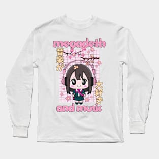 mega anime and music Long Sleeve T-Shirt